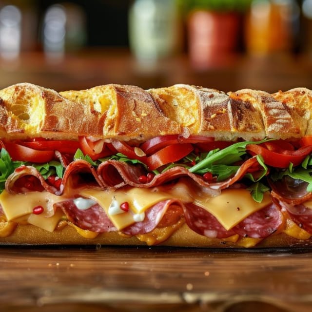 Hot Grinder Sub.