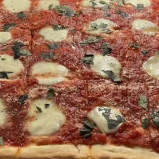 Brooklyn Square Thin Crust Pizza.