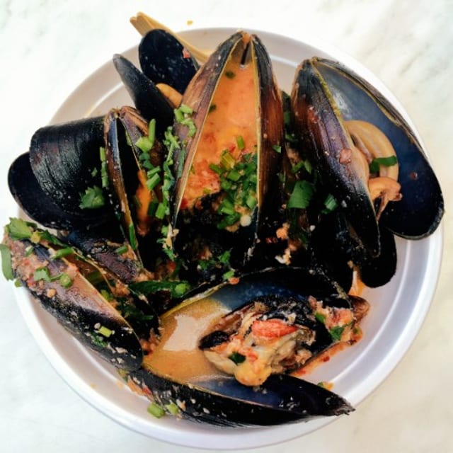 Mussels.