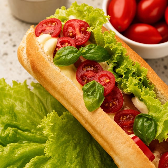 Italian Hotdog Sub.