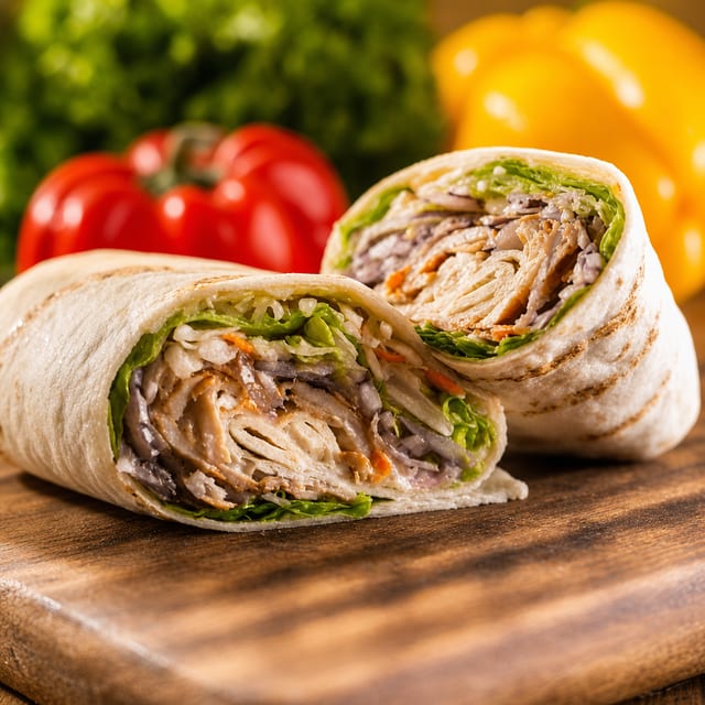 Chicken Honey Mustard Wrap.