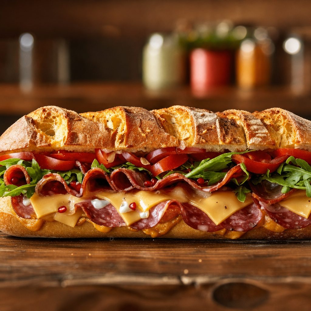 Hot Grinder Sub.