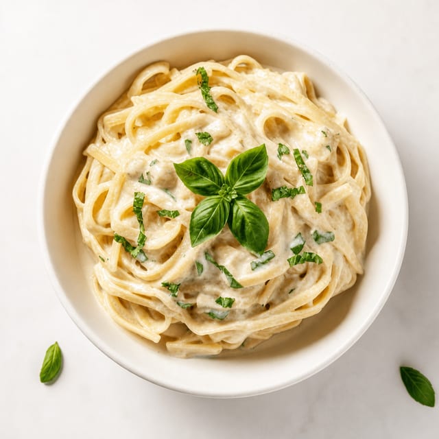 Alfredo Sauce Pasta.