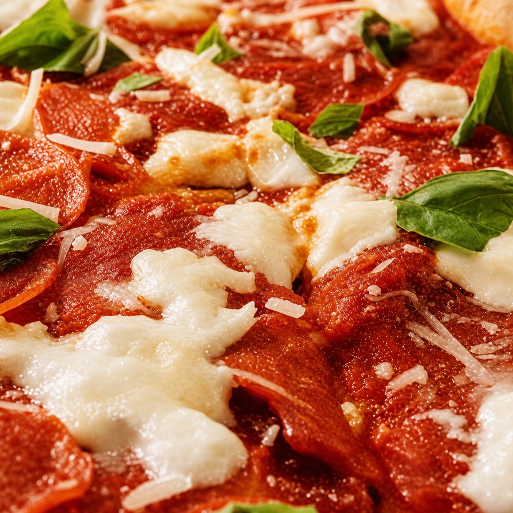 Quattro Formaggi Pizza.