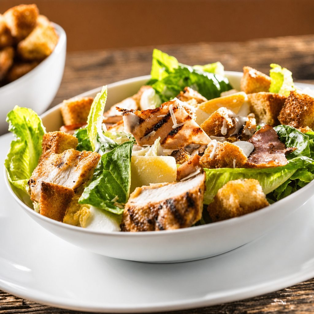 Chicken Caesar Salad.