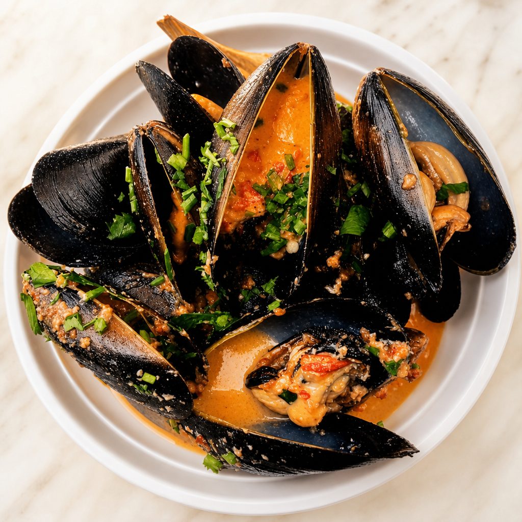 Mussels.