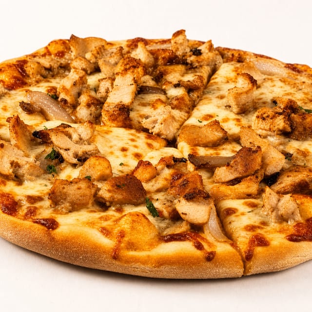 BBQ Chicken Pizza.