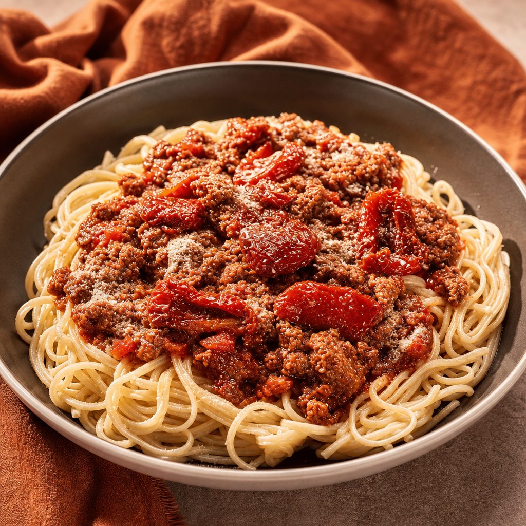 Bolognese Sauce Pasta.