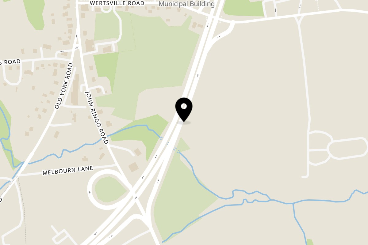 Map showing the location of Taste of Naples on 176 US-202 in Ringoes